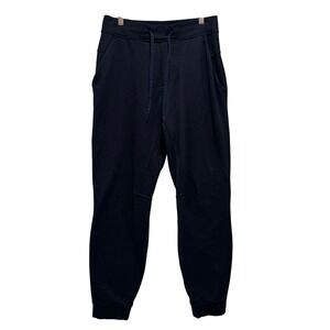 Lululemon City Sweat Jogger Mens Medium Navy Blue French Terry M5623S Sweatpants